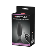 Pretty Love Rechargeable Beaded Anal Plug For Extra Romance Black Butt Plugs